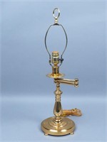 Vintage Brass Swivel Desk Lamp