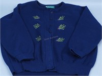 Vintage Ladies Moffat Woolens Embroidered Sweater
