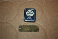 Chevrolet fuse tin & 1941 brass South Carolina Dri