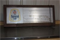 Natural Light beer light - rough/needs cleaned