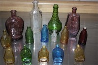 Decorative colored bottles