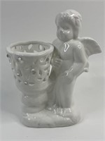 Porcelain Angel Candle Holder
