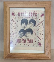 Original 1964 The Beatles Handkerchief.