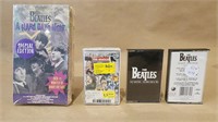 Beatles VHS and Cassettes.