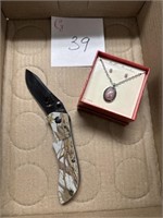 BUCK KNIFE FOR HIM / NECKLACE FOR HER