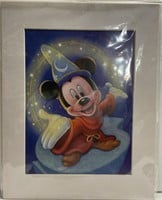 Fantasia Mickey Mouse Lithograph