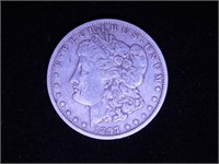 1897-O Morgan silver dollar
