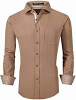 SIZE LARGE EASY CARE MENS BUTTON DOWN SHIRT