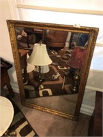 Gold Framed Mirror (26" W x 36" Tall)