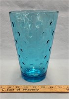 Vintage Hazel Atlas Capri Dot Vase- 8.5"