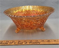 Imperial Glass Marigold Carnival Glass Footed