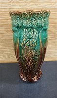 Antique Majolica Iris Umbrella Stand- 1 ft 8"