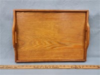 Wooden Tray w Handles- 1 ft 8 x 1 ft 2