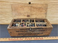 Small Arms Ammunition Box- Very Nice Trays filled