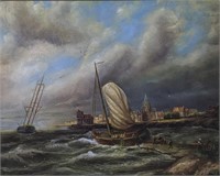 Oil Painting on Board – Dutch Style
