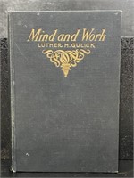 1908 Luther H. Gulick "Mind and Work"