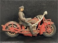 Antique Hubley's Cast Iron Indian Motorcycle