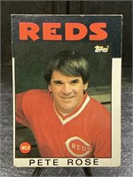 1986 Topps Pete Rose Baseball Card
