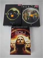 Heroes Seasons 1 & 2 - SGU Season 1 DVD Sets