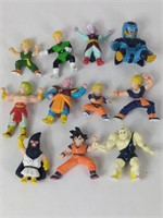 Vtg 1989 Dragon Ball Z Mini Figures x 11