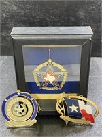 3pc State of Texas Ornaments
