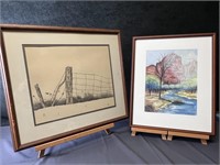 2 Artworks -Signed Paintings