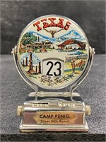Vintage Metal Camp Peniel Flip Calendar