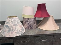 5 Different styles and sizes Lampshades