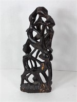 Makonde Tree of Life Ebony Wood Sculpture