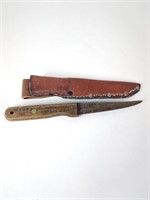 Herter's Fixed Blade 3.75" Bowie Knife & Sheath
