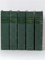 1924 H.G. Wells HC Book Set x 5