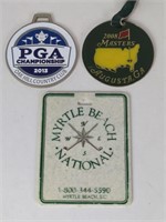 PGA Souvenir Golf Bag Tags