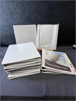 11 3/4 inch white binders