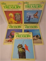 Five Volumes Sesame Street Treasury 1-5