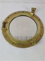 Solid Brass Ship Porthole Mirror