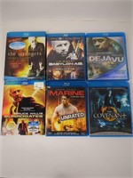 6 x Action and Thriller BluRay Movies