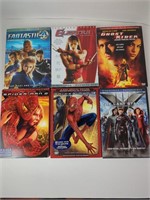 Marvel Movie Superhero DVD Lot x 6