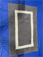 Grey Bathroom rug
