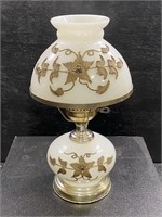 Vintage Milk Glass & Brass "Gone With The Wind"