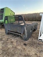 1017 - PRONGHORN 8'6" X 6'8" TOOL BOX FLATBED
