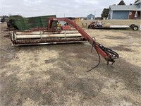 1130  HESSON 1014 HYDRO SWING WINDROWER