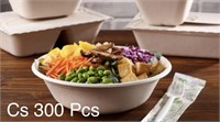 Case of 300 Pulp 32 oz. Round Bowls : Sabert