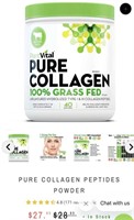 PURE COLLAGEN PEPTIDES POWDER
* Supports Healthy