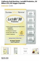 California Gold Nutrition, LactoBif Probiotics,