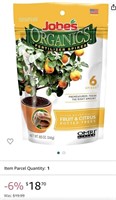 Jobe's Organics Fruit & Citrus Fertilizer Spikes,