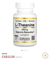 L-Theanine, Featuring AlphaWave, 200 mg, 60