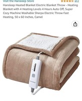 Hansleep Heated Blanket Electric Blanket