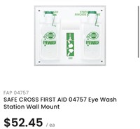 SAFE CROSS FIRST AID 04757 Eye Wash Station Wall