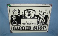Barber Shop retro style advertising sign
