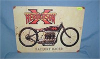 Henderson factory racer motorcycle retro style adv